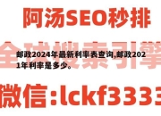 邮政2024年最新利率表查询,邮政2021年利率是多少。