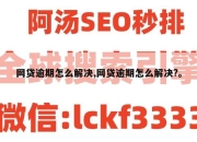 网贷逾期怎么解决,网贷逾期怎么解决?。