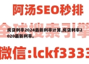 房贷利率2024最新利率计算,房贷利率2020最新利率。