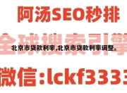 北京市贷款利率,北京市贷款利率调整。
