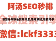 谁想挣钱联系我黑钱怎,想赚黑钱,谁有路子。