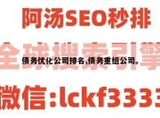 债务优化公司排名,债务重组公司。